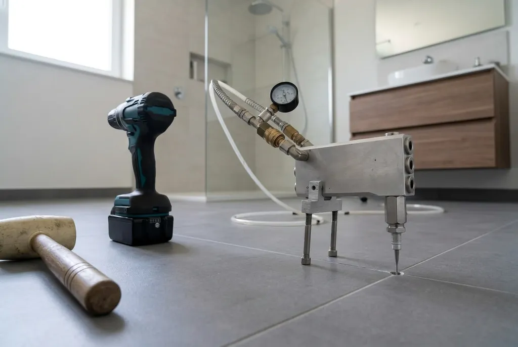 Kitbedrijf Elst – holle tegels injecteren